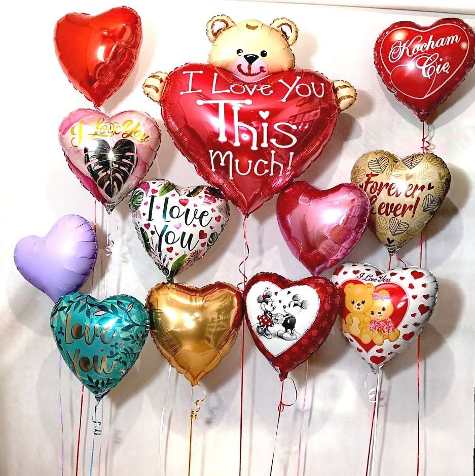 Heart balloons online puzzle