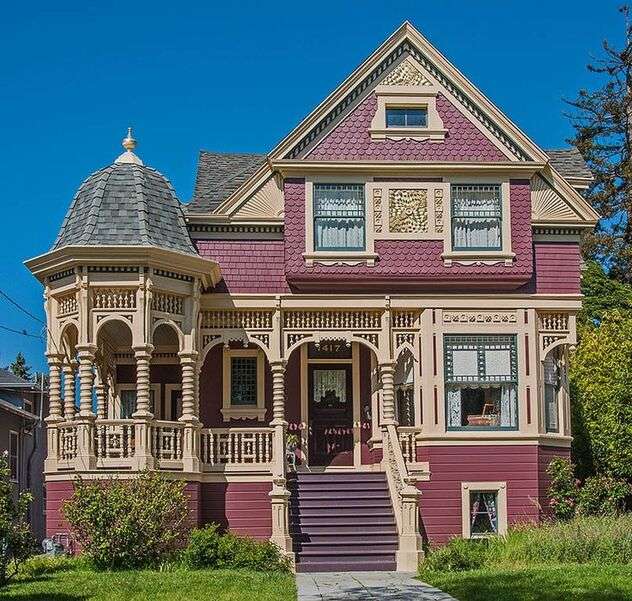 Kalifornisches viktorianisches Haus Nr. 24 Puzzlespiel online
