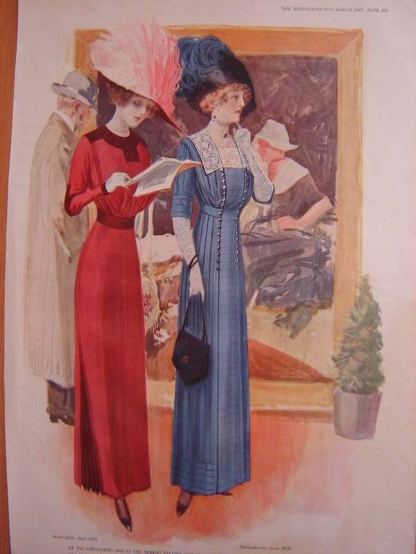 Dames à la mode de l'année 1910 (2) puzzle en ligne