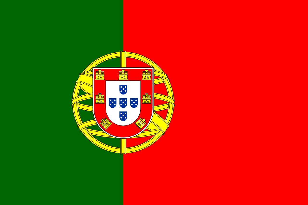 Flagge von Portugal Online-Puzzle