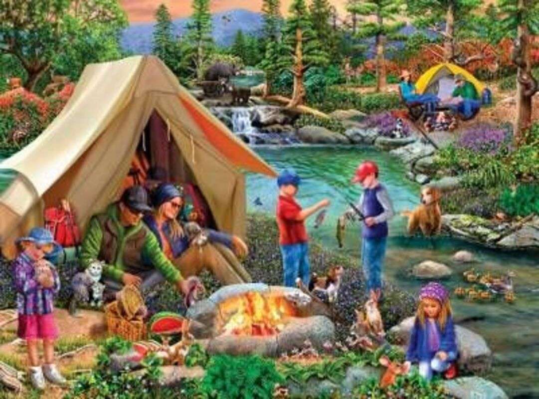 camping puzzle online
