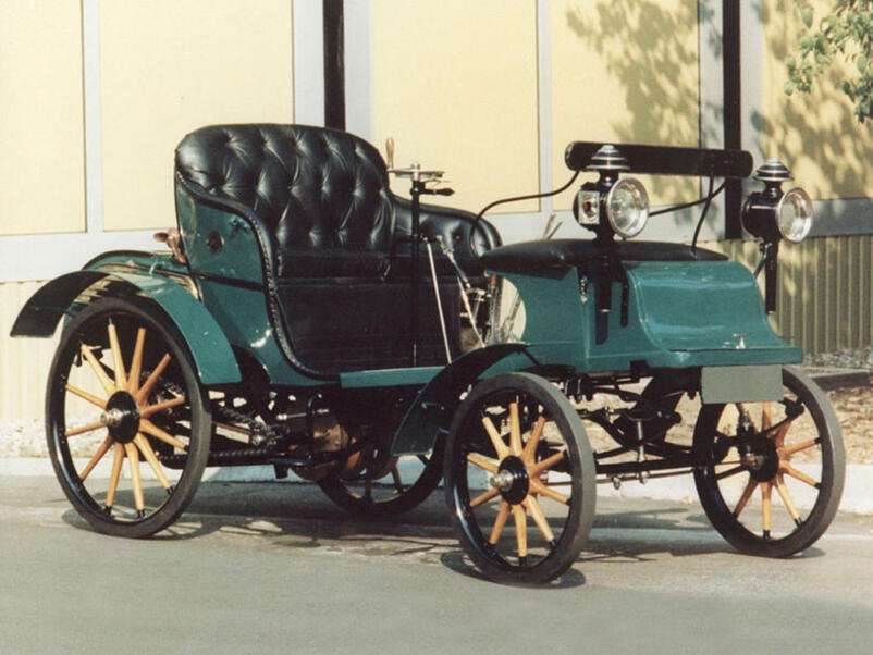 Voiture Opel de l'année 1899 puzzle en ligne