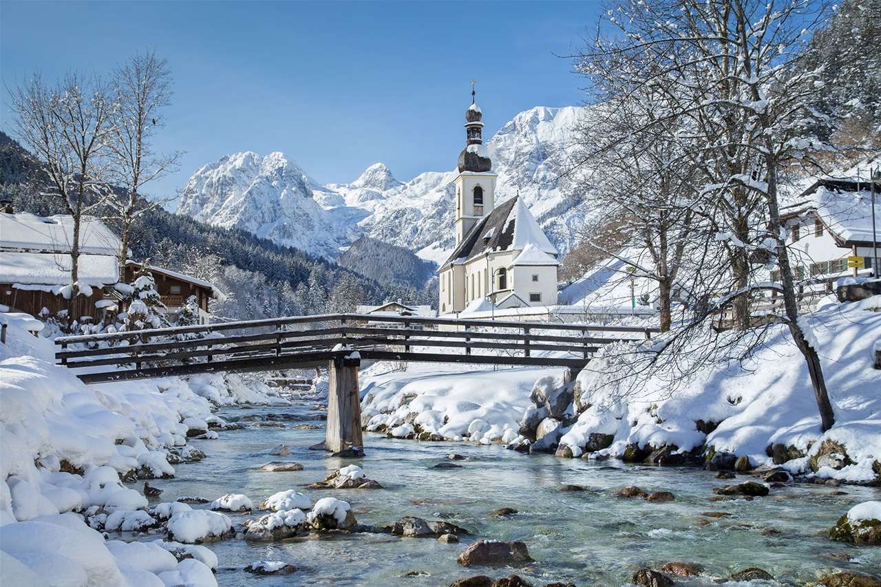 Bernské Alpy Švýcarsko skládačky online