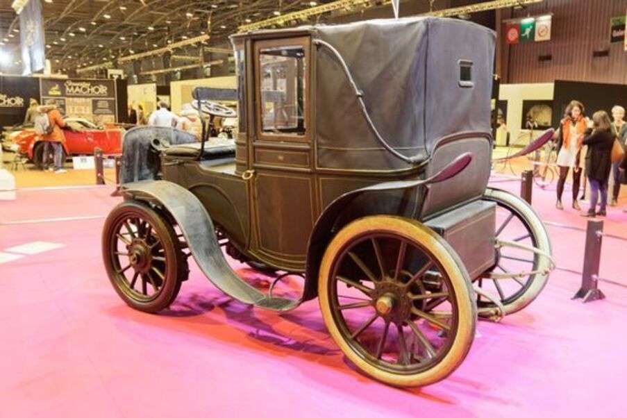 Auto Krieger modell k1 Landaulette År 1906 pussel på nätet