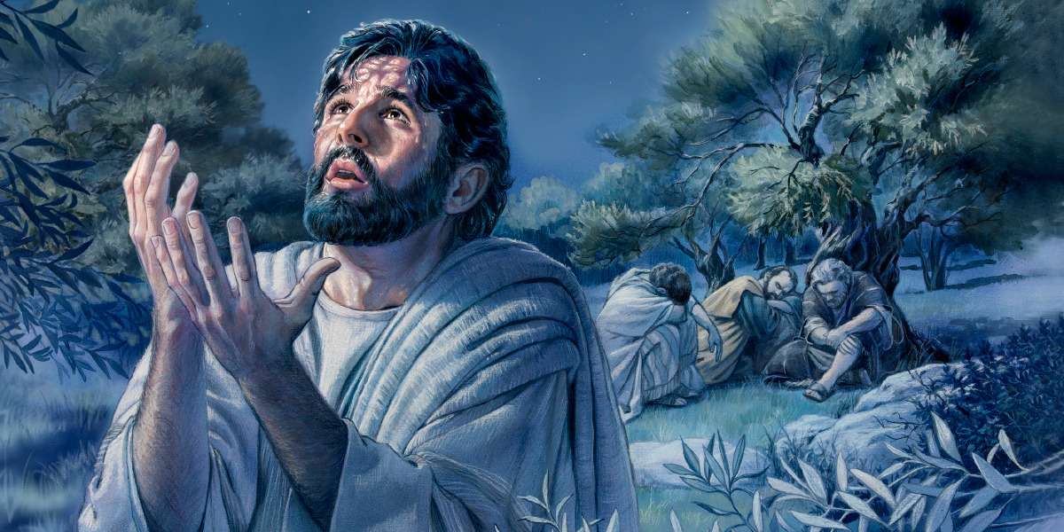 Исус в Гетсимания онлайн пъзел