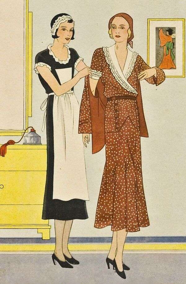 Damen in Mode des Jahres 1931 Online-Puzzle