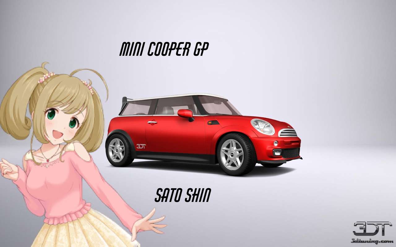 Сато Шин и Mini Cooper GP пазл онлайн