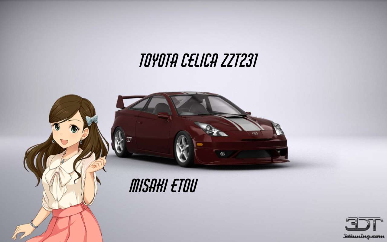 Этуо Мисаки и Toyota Celica zzt231 пазл онлайн