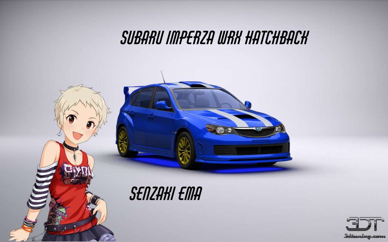 Senzaki ema és Subaru impreza wrx ferdehátú kirakós online