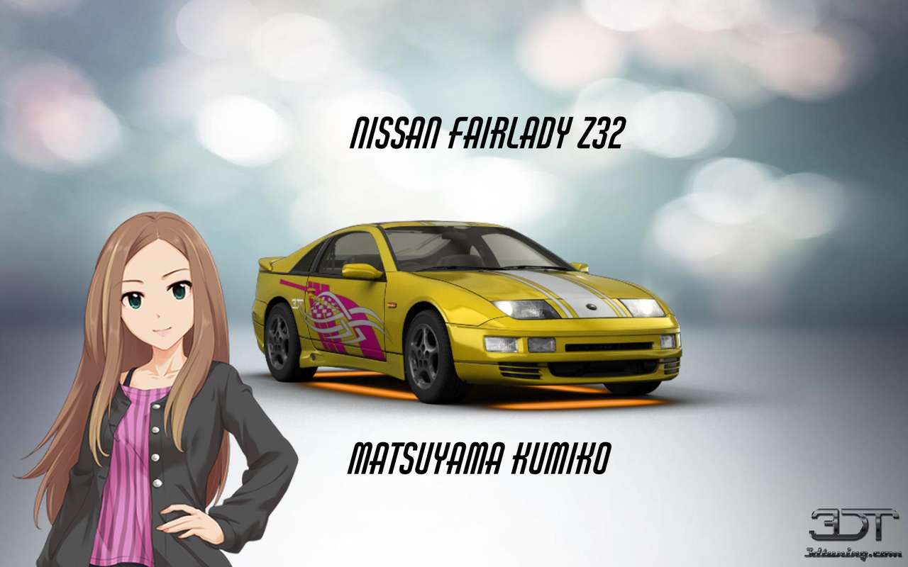 Matsuyama kumiko e Nissan fairlady z32 quebra-cabeças online