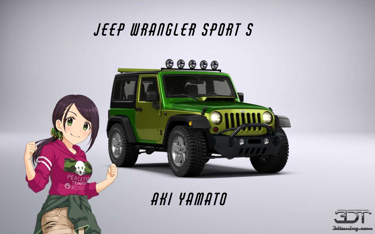 Yamato aki and Jeep wrangler sport S jigsaw puzzle online