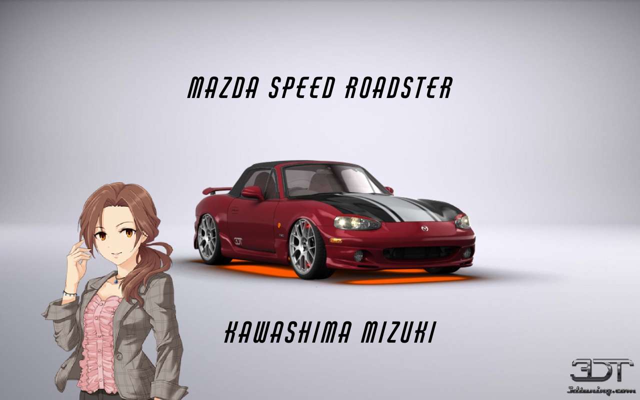 Kawashima mizuki och Mazda speed roadster Pussel online