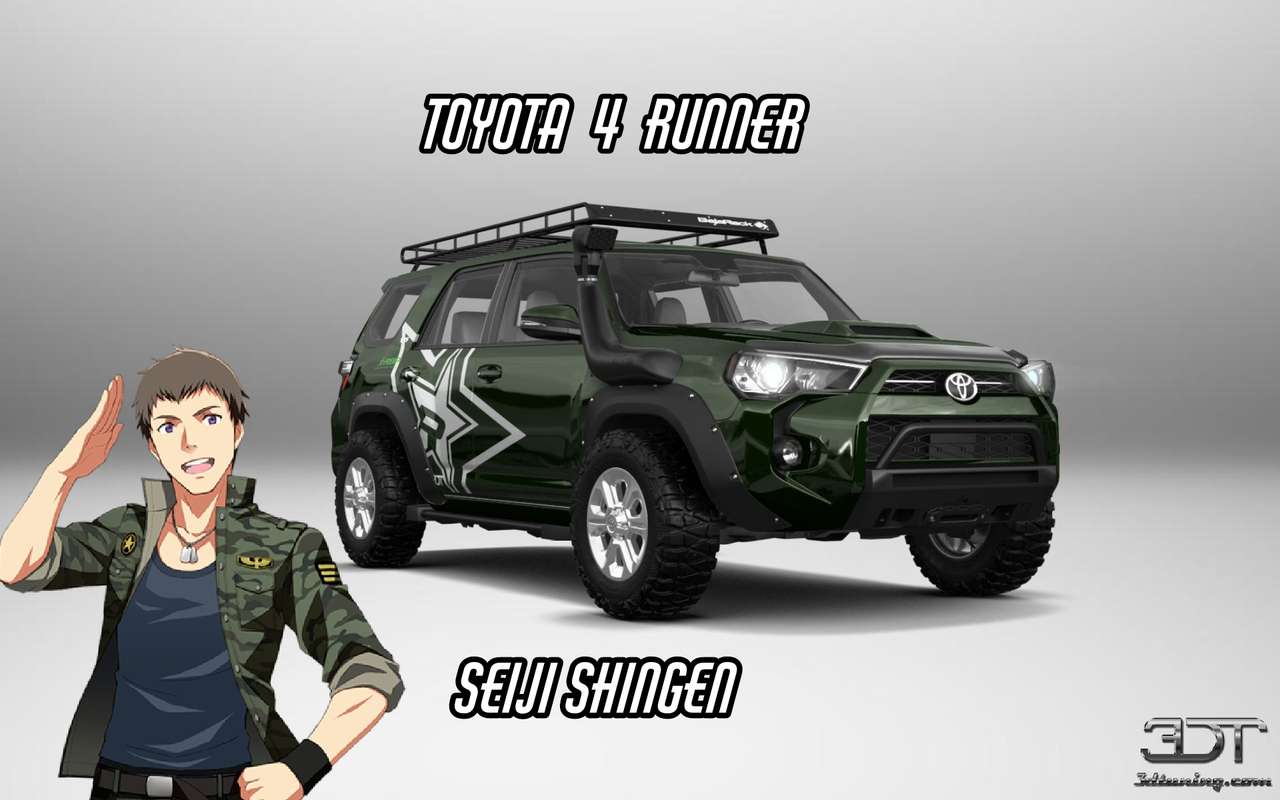 Seiji Shingen und Toyota 4 Läufer Online-Puzzle