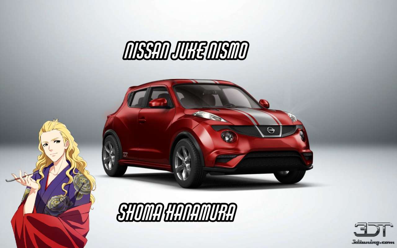 Shoma hanamura och Nissan Juke nismo pussel på nätet