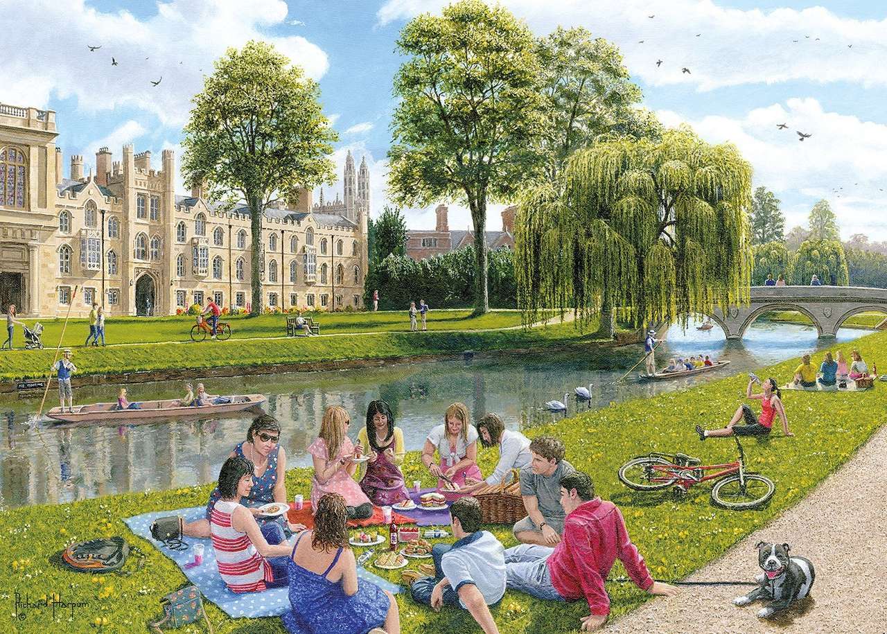 Amusement sur la rivière Cam, Cambridge puzzle en ligne