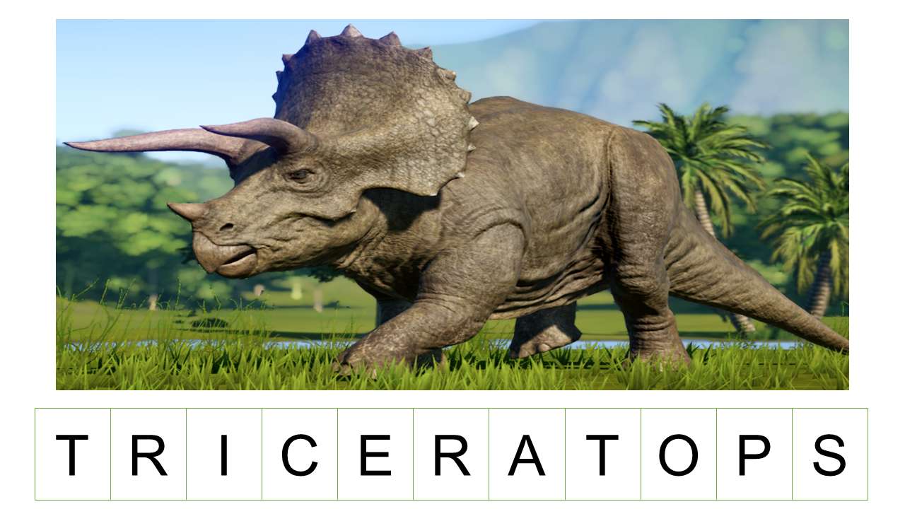 Triceratops παζλ online
