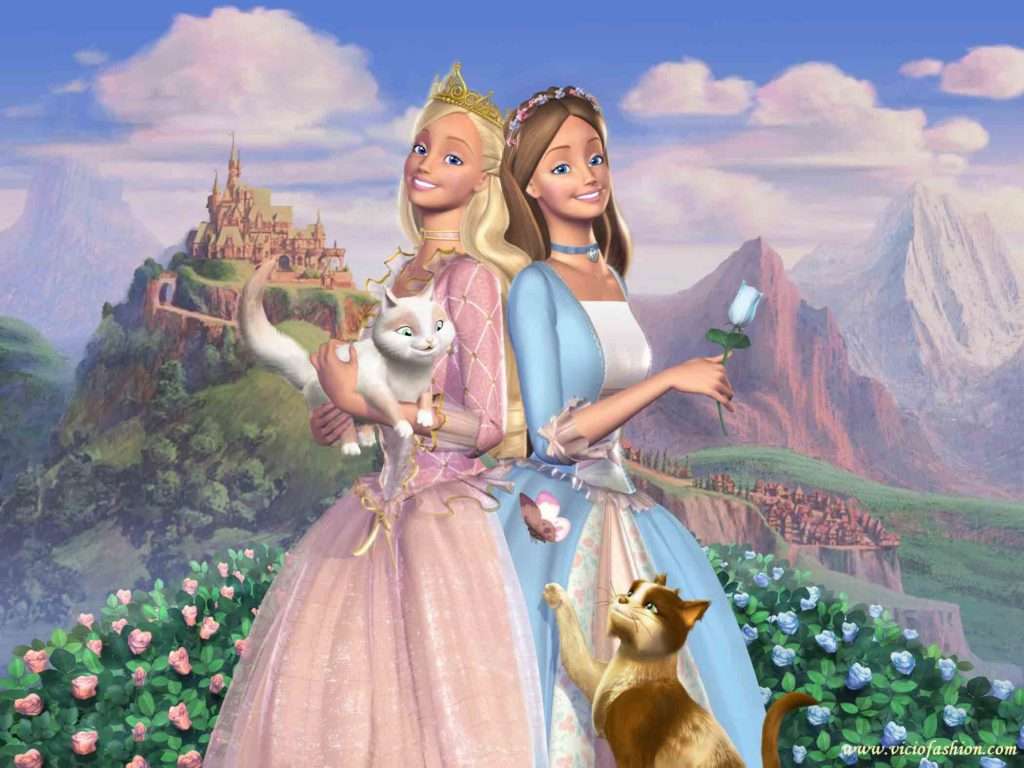 Barbie a The Princess and the Commoner című filmben online puzzle
