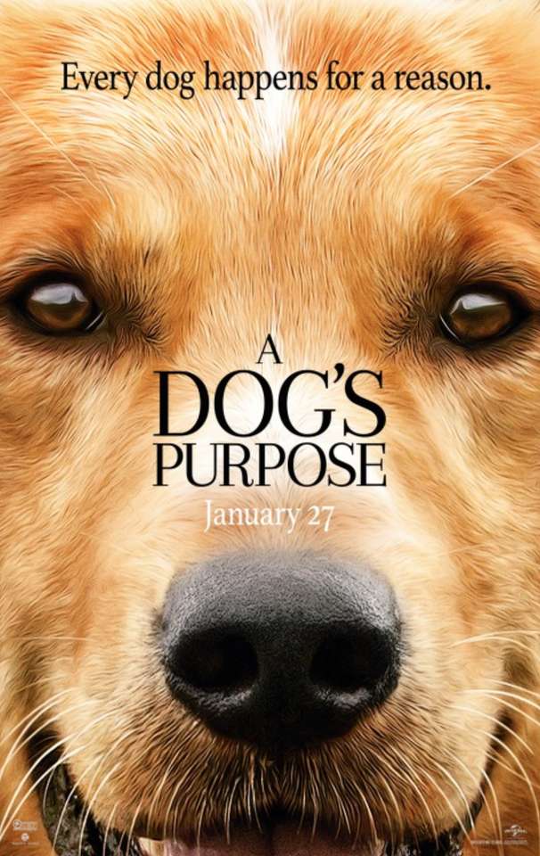 A Dog's Purpose filmaffisch pussel på nätet