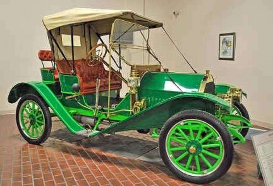 Auto Hudson Runabout Motor Car Année 1909 puzzle en ligne