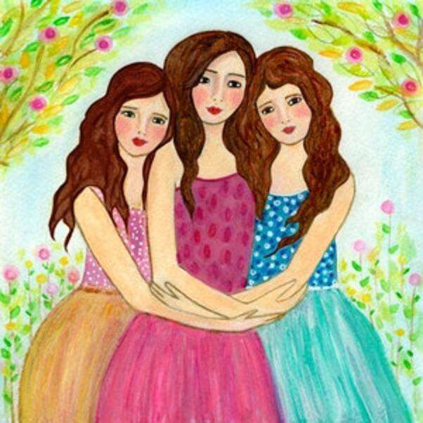 Три ностальгійні сестри онлайн пазл