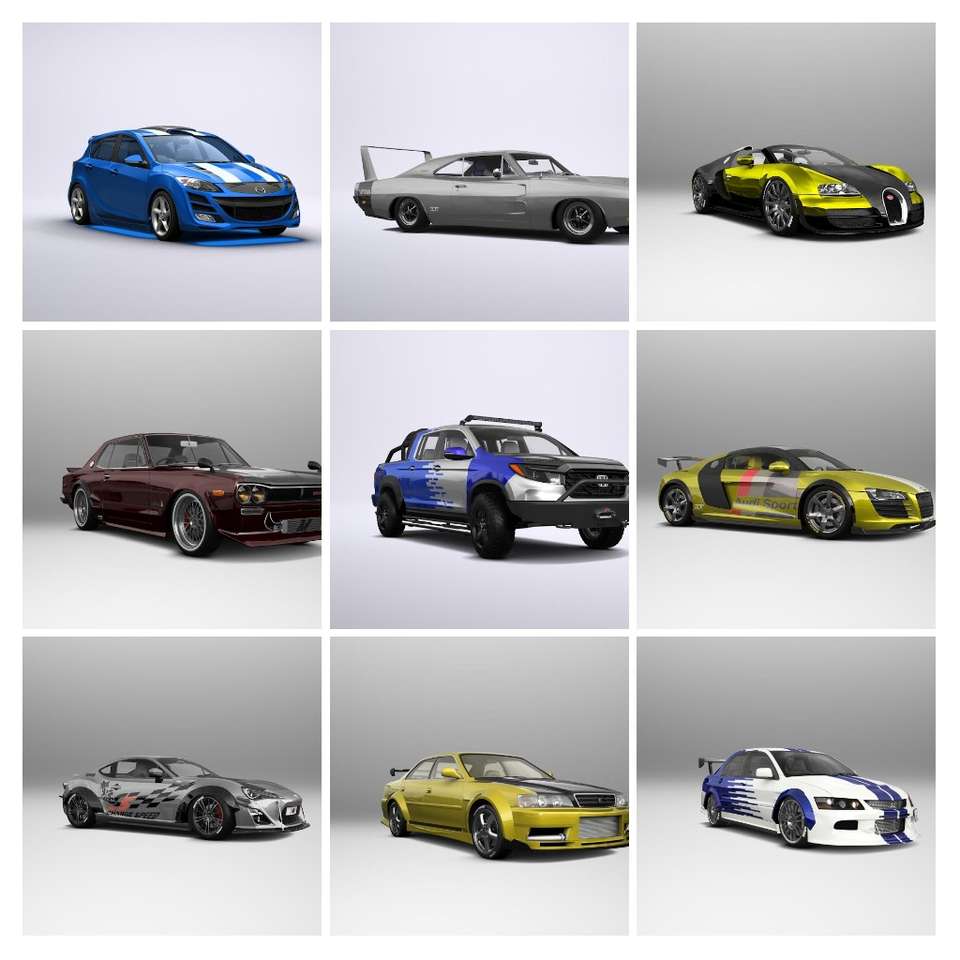 Ідеальні спортивні автомобілі онлайн пазл