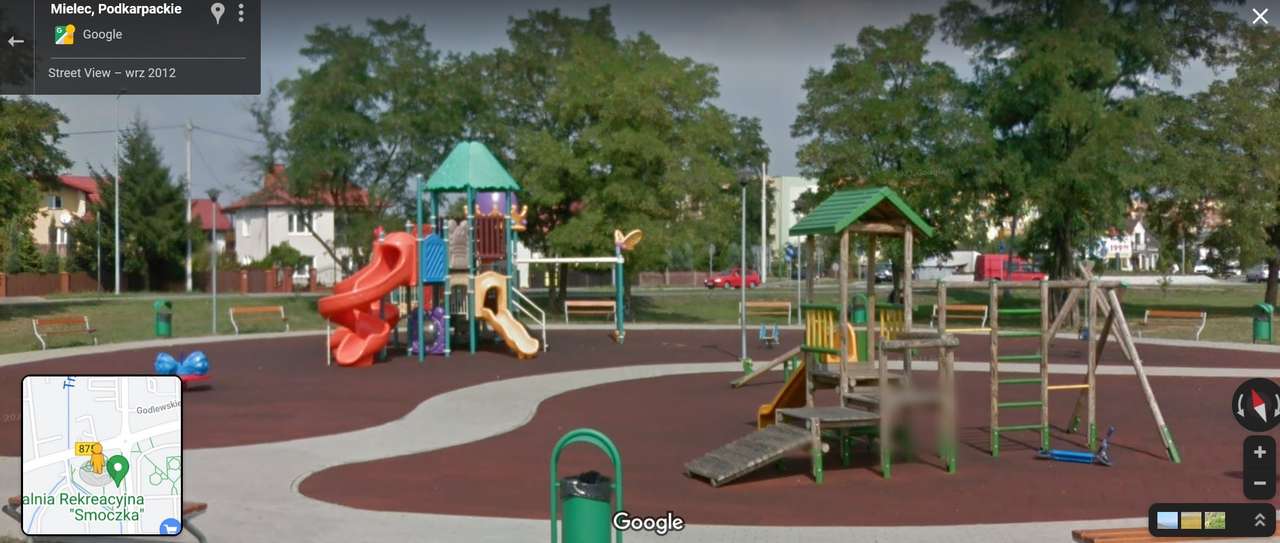 Детская площадка пазл онлайн
