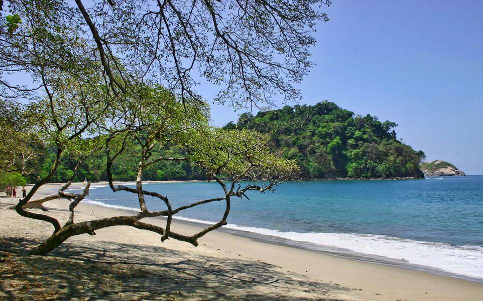 Pláž Manuel Antonio Kostarika moje země #24 online puzzle