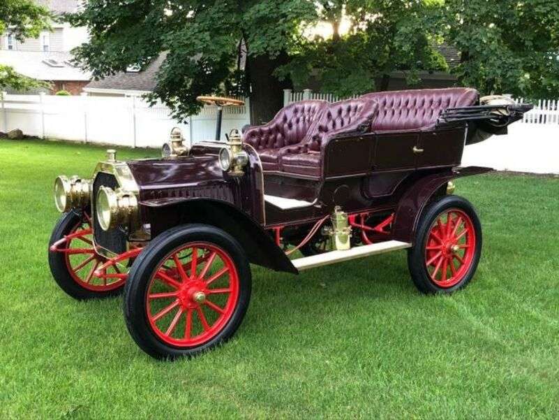 Buick Model F bil år 1909 pussel på nätet