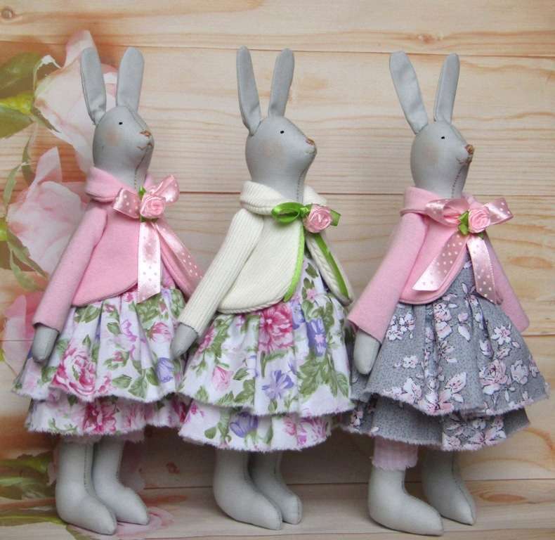 Figurine di coniglietti puzzle online