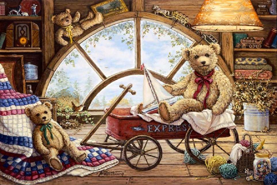 Memories and nostalgia in the attic jigsaw puzzle online