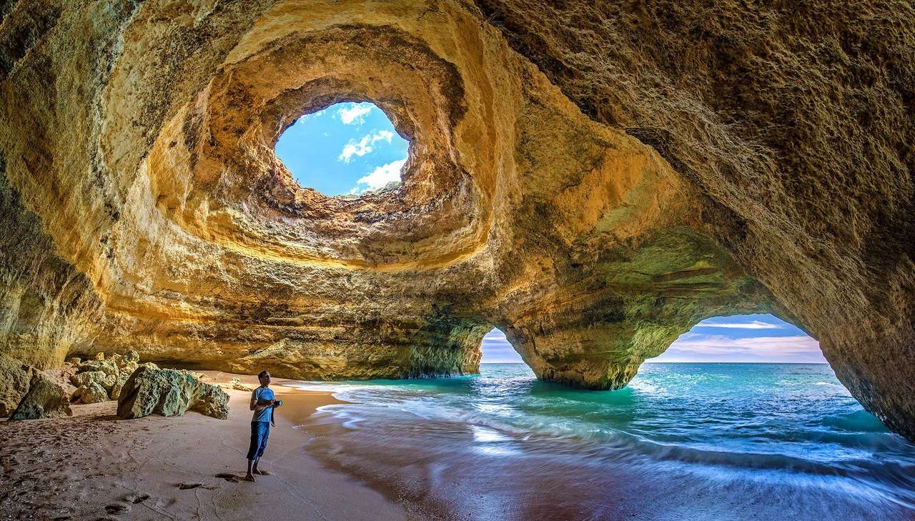 Пещери Бенагил онлайн пъзел