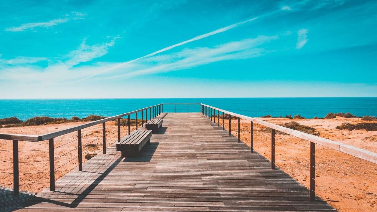 Playa del Algarve rompecabezas en línea