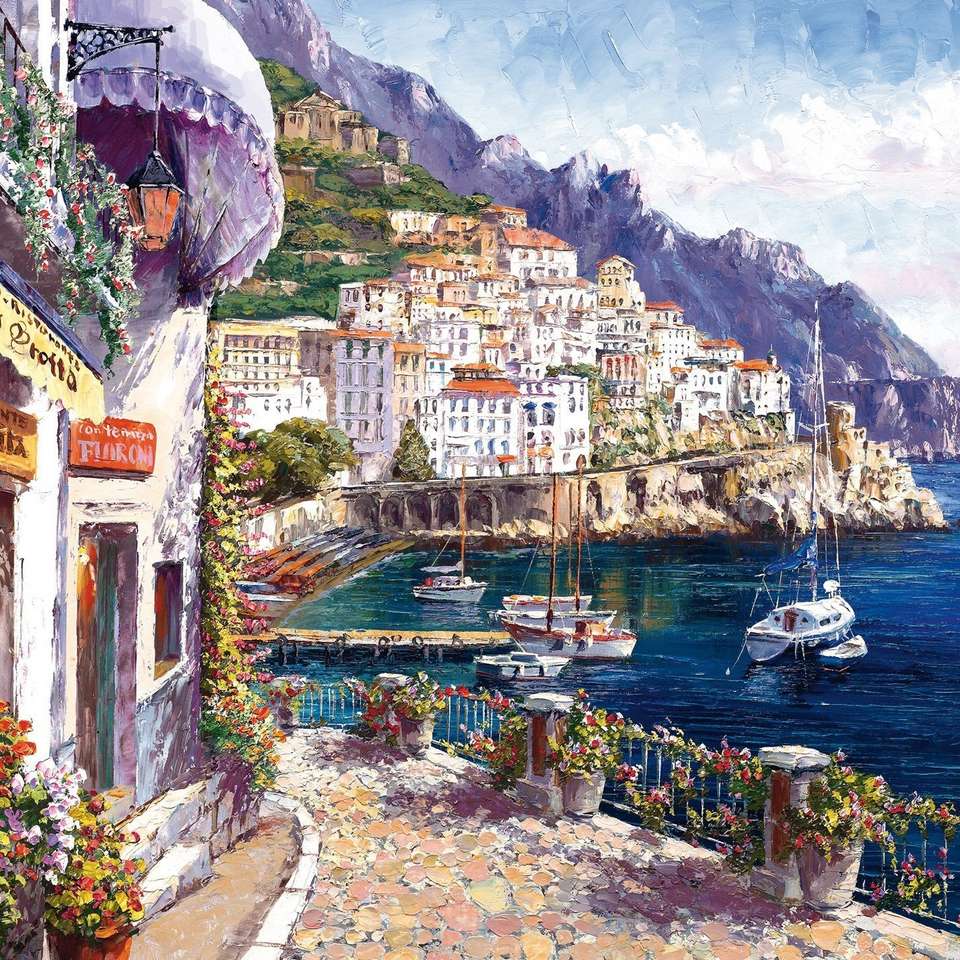 Pobřeží Amalfi online puzzle