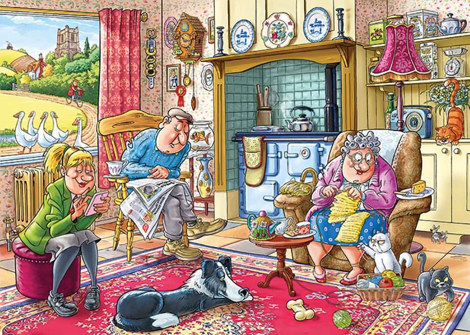 Familia acasă jigsaw puzzle online