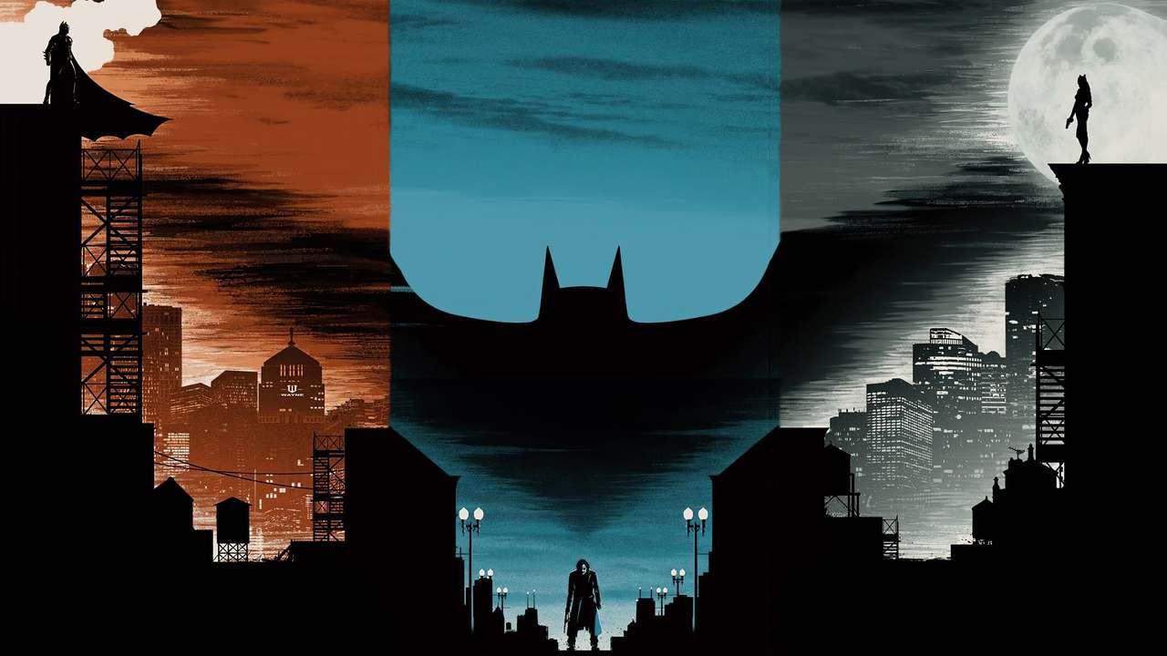 The Dark Knight-trilogin Pussel online