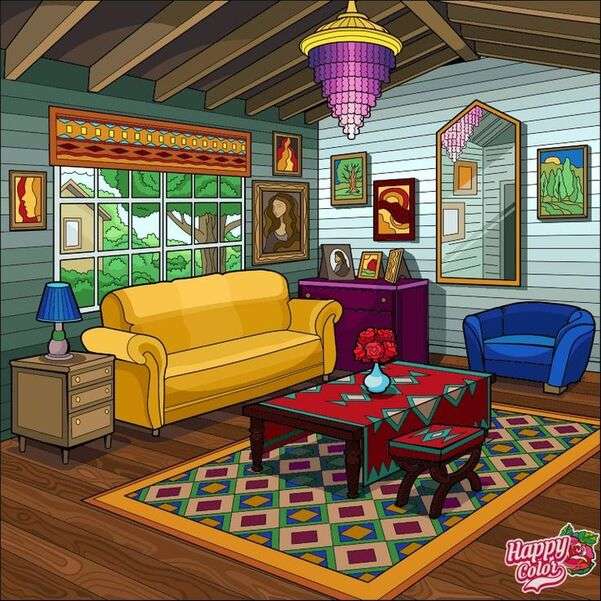 Beautiful room of a house #5 online puzzle