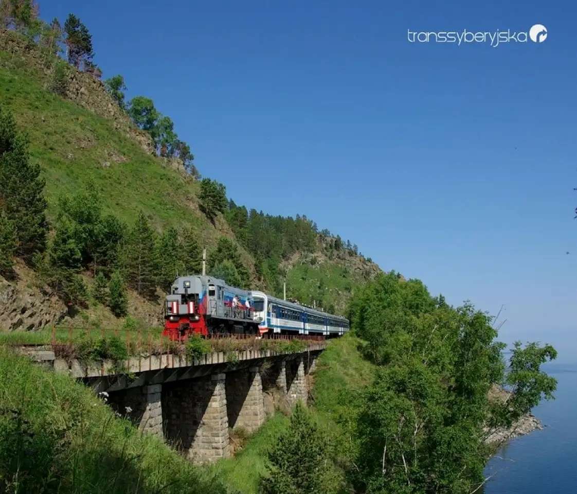 Сибірська залізниця онлайн пазл