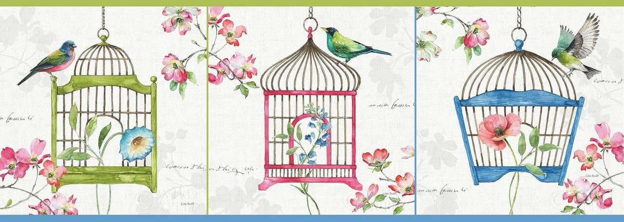 As gaiolas de pássaros foram abertas, muito bem! puzzle online