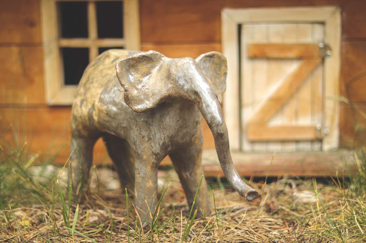 Elefant aus Keramik Puzzlespiel online