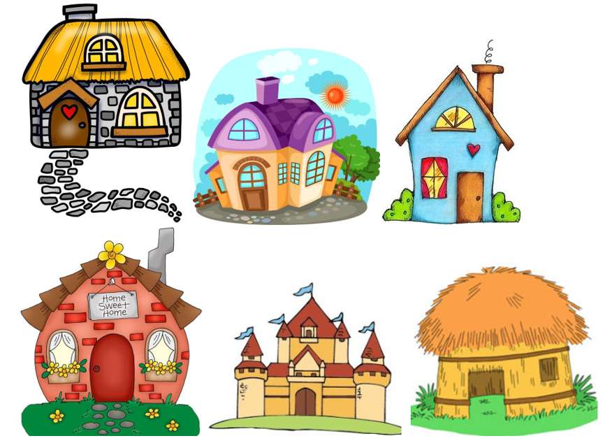 TYPES OF HOUSES jigsaw puzzle online