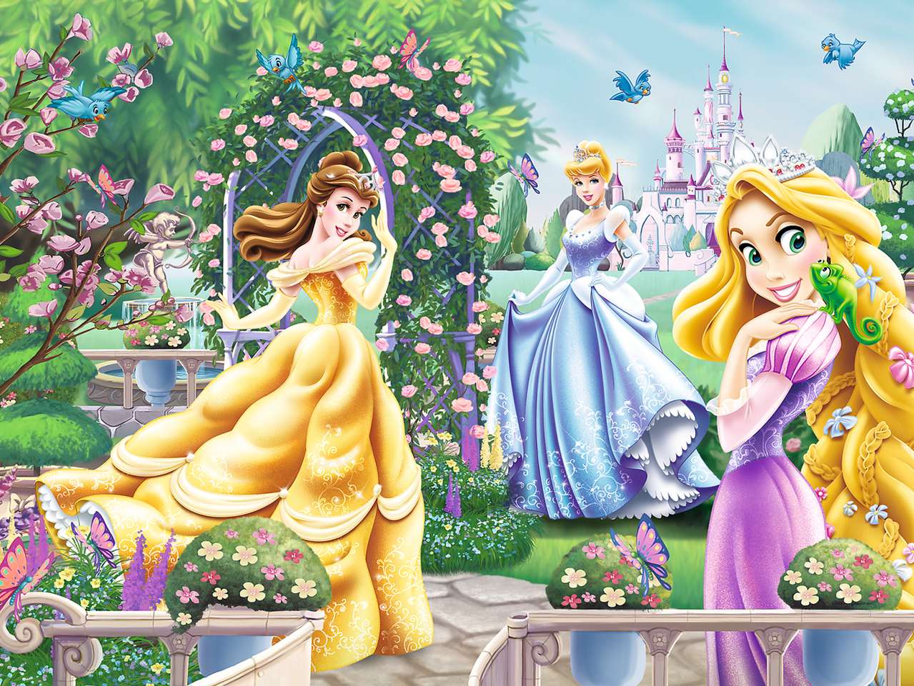 Prinzessinnen - Gehen Sie vor dem Ball Puzzlespiel online