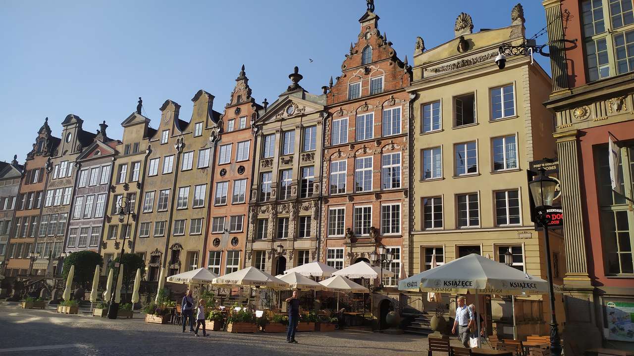 Cidade antiga. Gdansk quebra-cabeças online