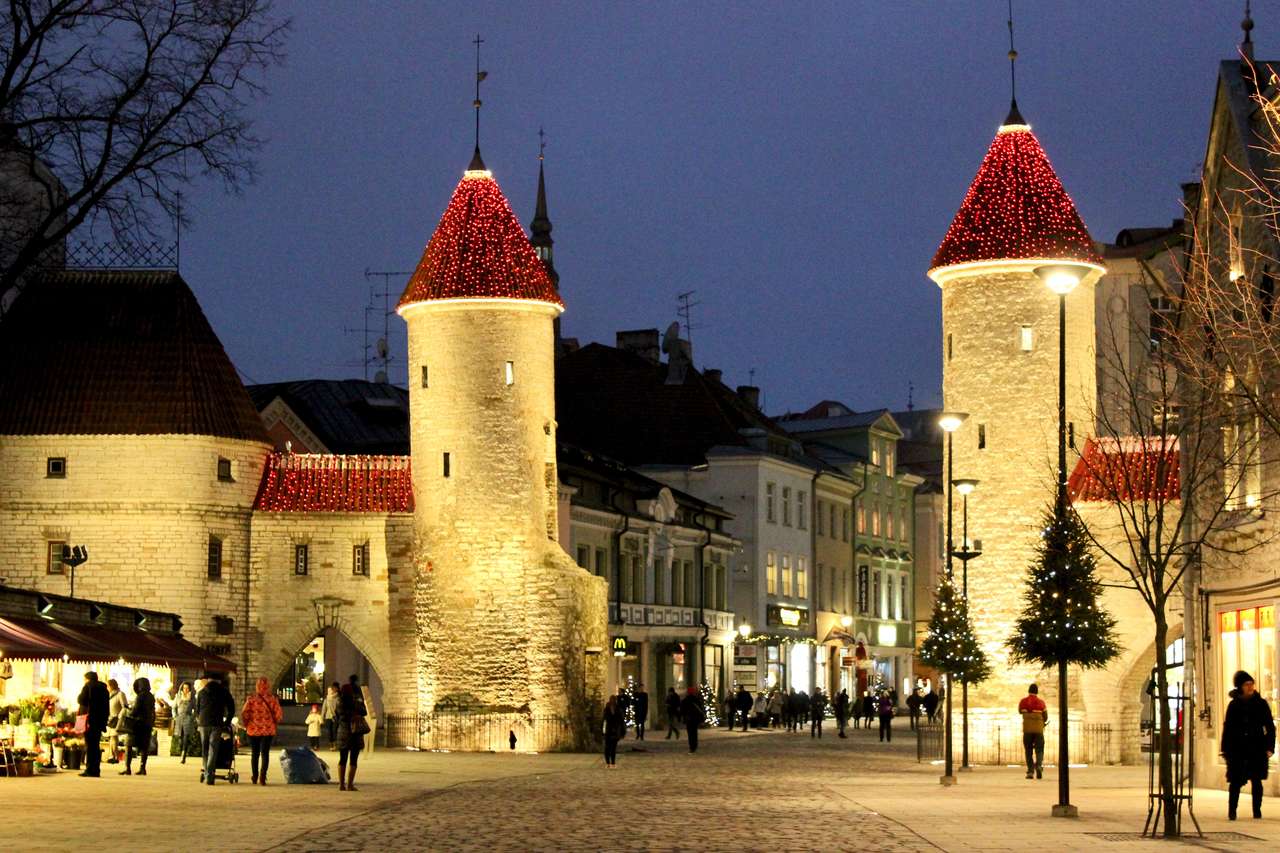 Orașul vechi din Tallinn puzzle online