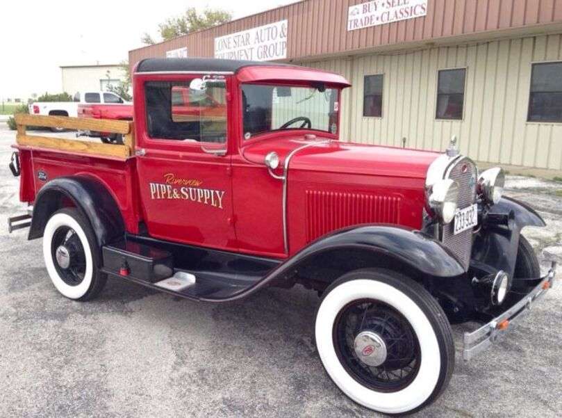 Car Ford Model A Pickup Έτος 1931 online παζλ