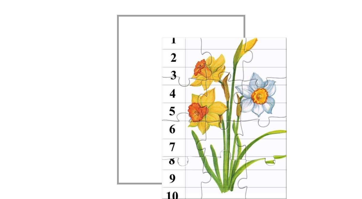 Tavaszi virágok online puzzle