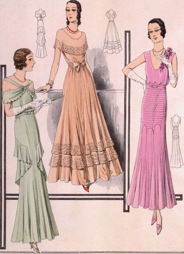 Senhoras na Moda do Ano 1932 (3) puzzle online