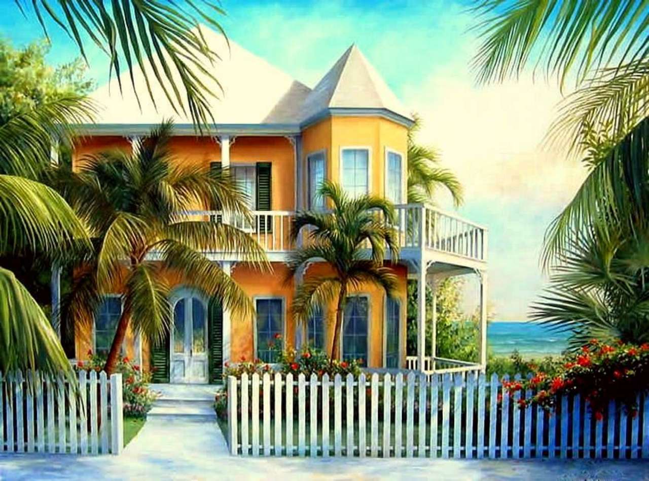 Къща на южния плаж онлайн пъзел