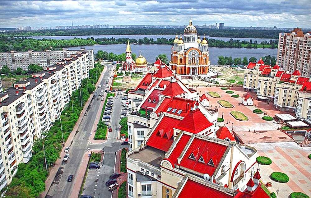 Kiew - die Hauptstadt der unabhängigen Ukraine Puzzlespiel online