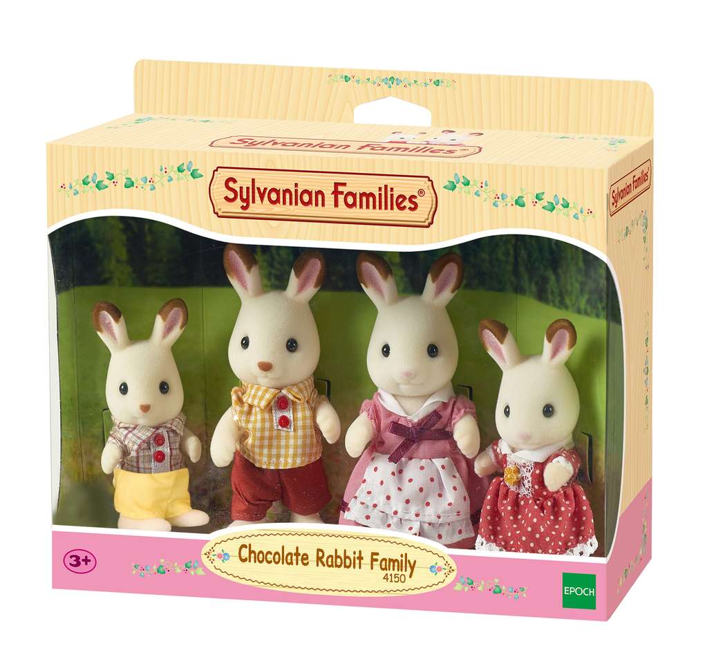 Famille de lapins en chocolat ! puzzle en ligne