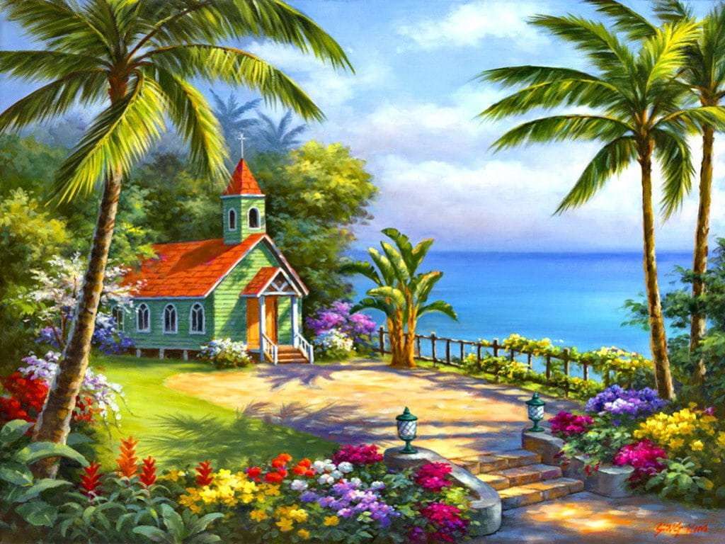 Un paradis tropical puzzle online